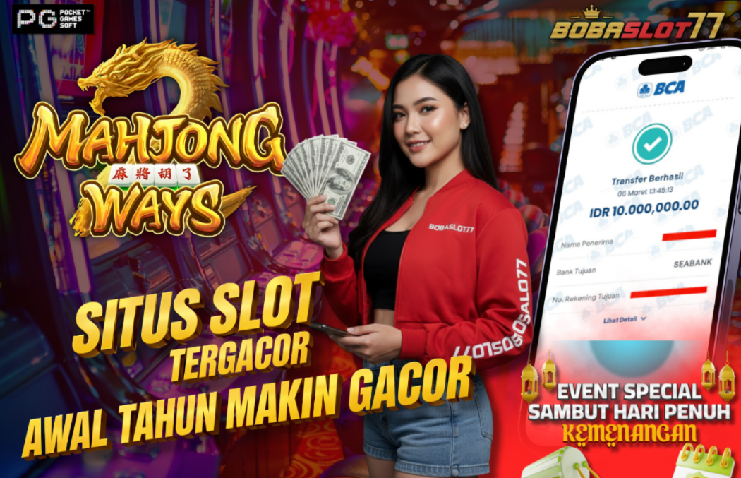 Selamat kepada user id : sam***55  Wede Rp 9.000.000 di Game MAHJONG WAYS PG SOFT Cair Gk Sampe 1 Menit! Menang Mudah di Bobaslot77